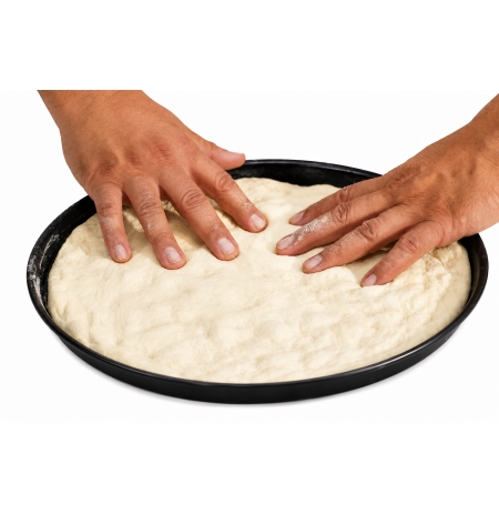 Plech na pizzu ocelový kulatý 36 cm