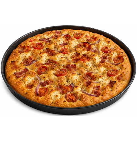 Plech na pizzu ocelový kulatý 40 cm