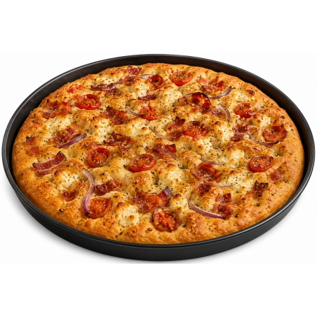 Plech na pizzu ocelový kulatý 40 cm