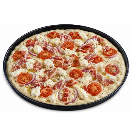 Plech na pizzu ocelový kulatý 30 cm
