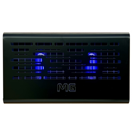 Lapač hmyzu MG10, s GLU lepící deskou, 2x UV-A LED 5W, černý, 120m2
