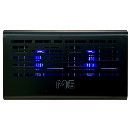 Lapač hmyzu MG10, s GLU lepící deskou, 2x UV-A LED 5W, černý, 120m2