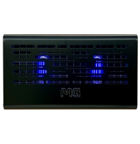 Lapač hmyzu MG10, s GLU lepící deskou, 2x UV-A LED 5W, černý, 120m2