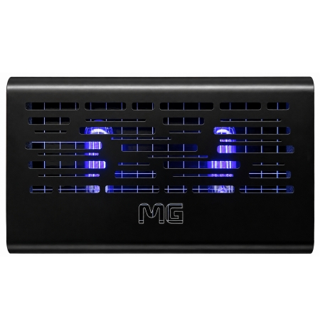 Lapač hmyzu MG10, s GLU lepící deskou, 2x UV-A LED 5W, černý, 120m2
