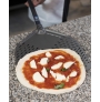 Lopata na pizzu sázecí 30x153cm perforovaná hranatá EVOLUZIONE, hliník S.H.A