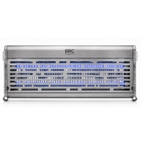 Elektrický lapač hmyzu BRC CAPTURE 18 LED – vysokonapěťová mřížka, 240 m², nerez