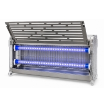 Elektrický lapač hmyzu BRC CAPTURE 14 LED – vysokonapěťová mřížka, 180 m², nerez