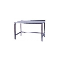 Pracovní stůl nerezový nad lednice, rozměr (d x š): 700 x 700 x 900 mm